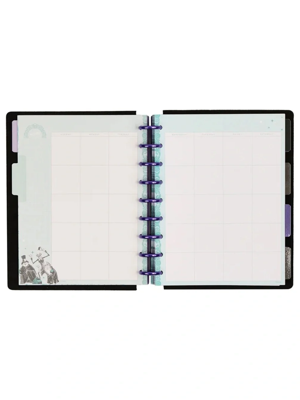 Happy Planner Haunted Mansion Deluxe Undated Classic Dashboard Planner